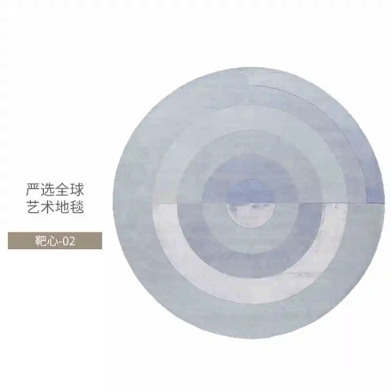 Nordic Style Rugs for Bedroom Light Luxury Living Room Decoration Round Carpet Home Fluffy Soft Rug Thick Plush Lounge Floor Mat